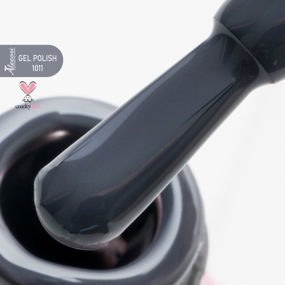 Alezori Ημιμόνιμο Βερνίκι Gel Polish Graphite 06 (№1011) Γκρι Σκούρο ,15ml