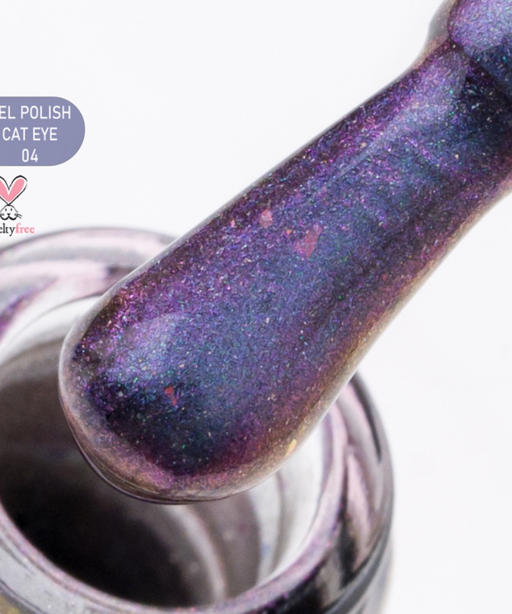 Alezori Ημιμόνιμο Βερνίκι Gel Polish Cat Eye 9D 04 (№1004) ,15ml