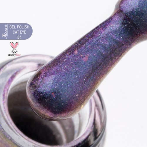 Alezori Ημιμόνιμο Βερνίκι Gel Polish Cat Eye 9D 04 (№1004) ,15ml