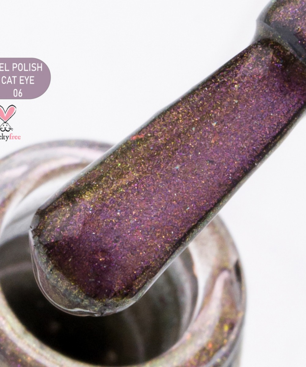 Alezori Ημιμόνιμο Βερνίκι Gel Polish Cat Eye 9D 06 (№1007) ,15ml