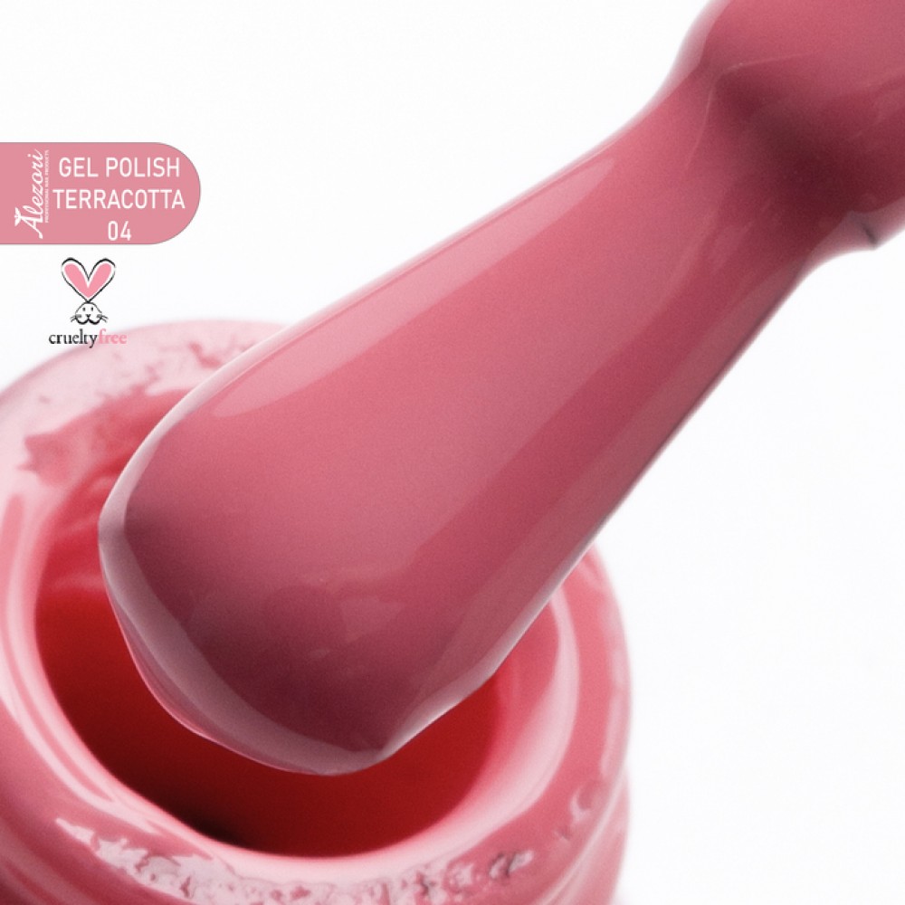 Alezori Ημιμόνιμο Βερνίκι Gel Polish Terracotta 04 (№375) ,15ml