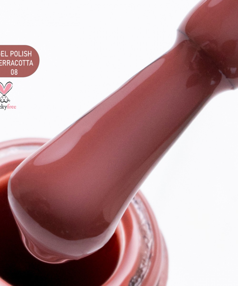Alezori Ημιμόνιμο Βερνίκι Νυχιών Gel Polish Terracotta 08 (№1327) ,15ml