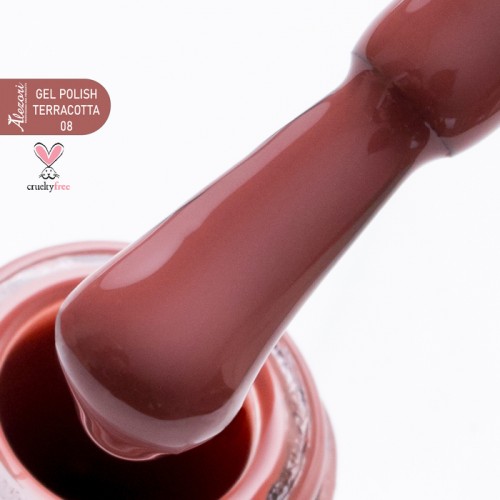 Alezori Ημιμόνιμο Βερνίκι Νυχιών Gel Polish Terracotta 08 (№1327) ,15ml