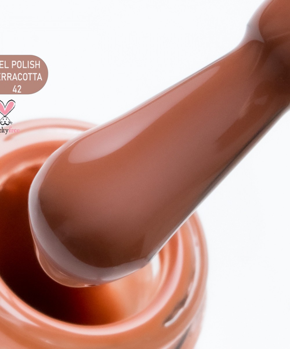 Alezori Ημιμόνιμο Βερνίκι Νυχιών Gel Polish Terracotta 42 (№1408) ,15ml K