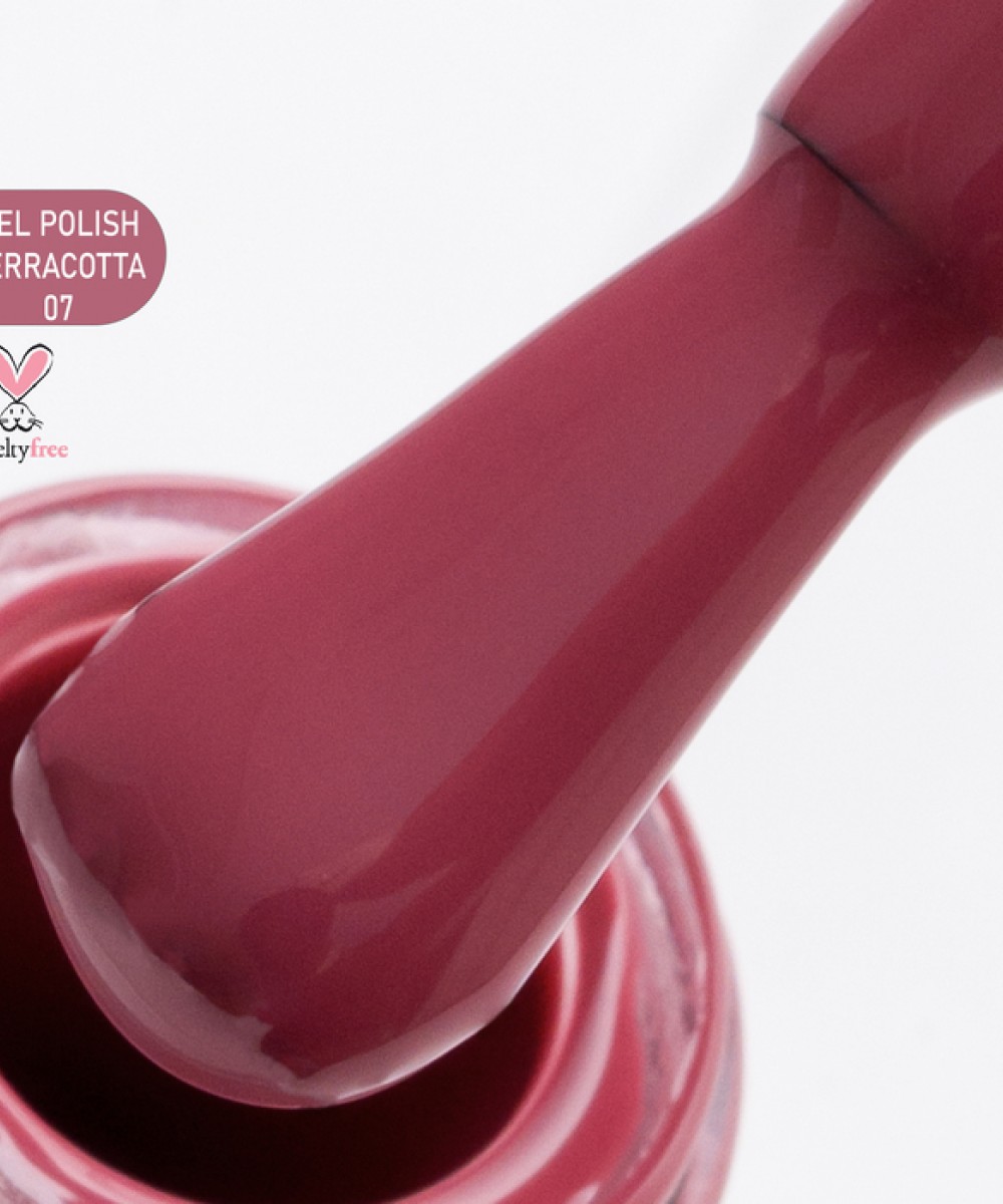 Alezori Ημιμόνιμο Βερνίκι Νυχιών Gel Polish Terracotta 07 (№ 3216),15ml