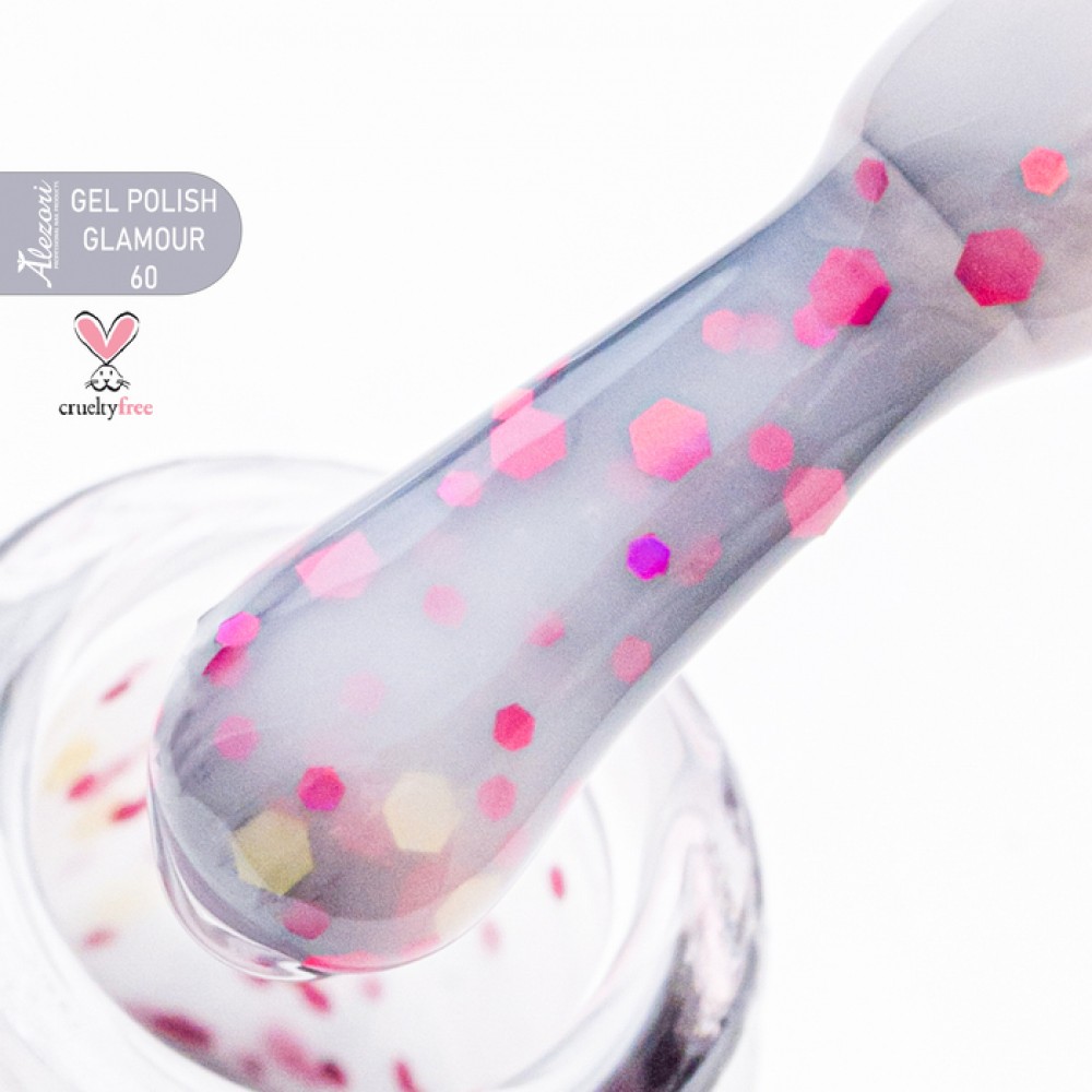 Alezori Ημιμόνιμο Βερνίκι Νυχιών Gel Polish Glamour 60 (№542) ,15ml K