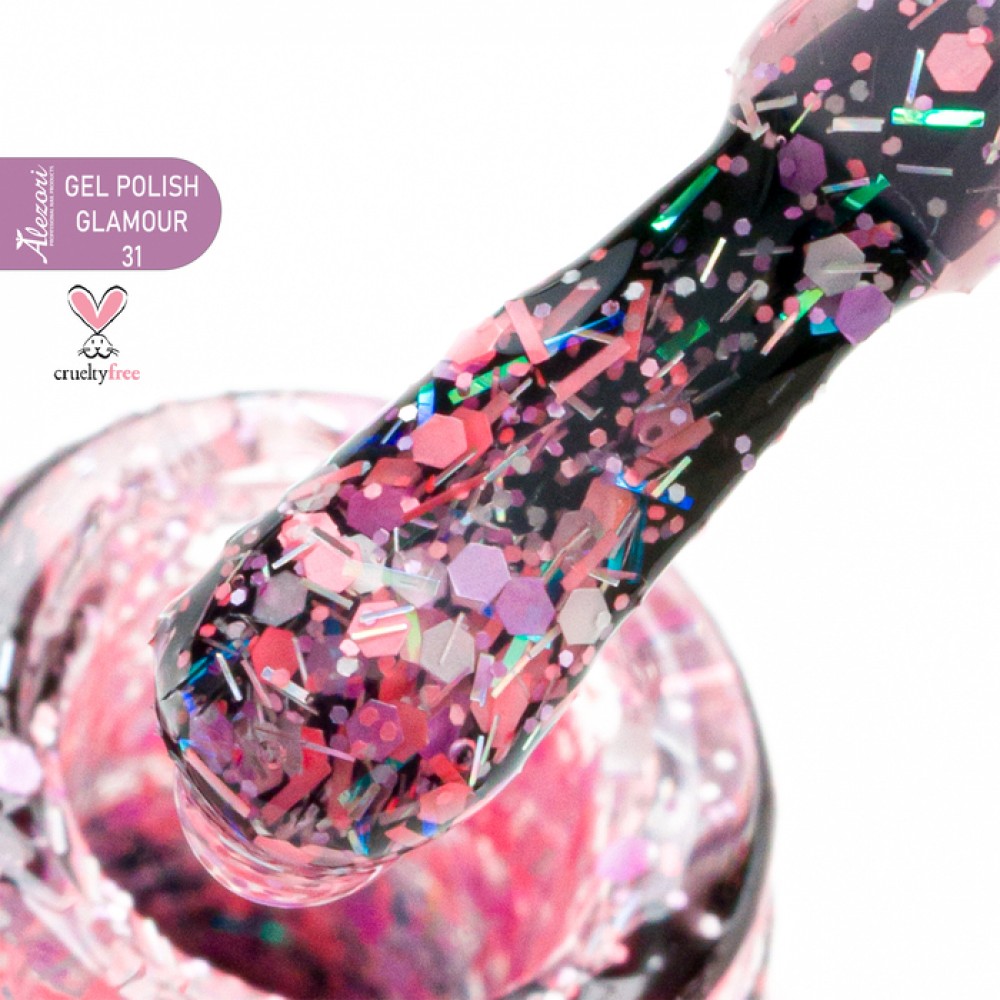 Alezori Ημιμόνιμο Βερνίκι Gel Polish Glamour 31 (№021_Candy) ,15ml Alezori Ημιμόνιμο Βερνίκι Gel Polish Glamour 31 (№021_Candy) ,15ml