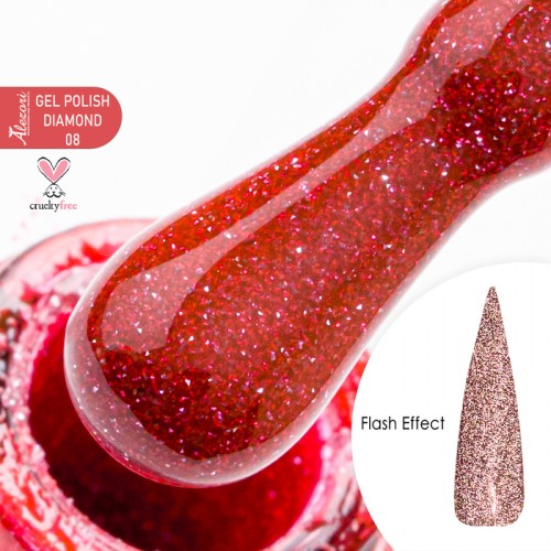 Alezori Ημιμόνιμο Βερνίκι Νυχιών Gel Polish Diamond D08 ,15ml.