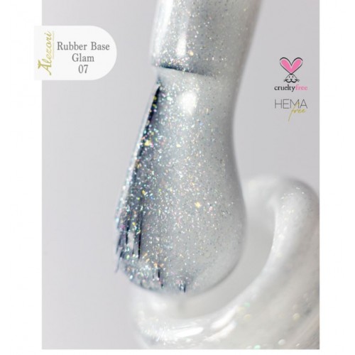 Alezori Rubber Base Color 07 Glam ,15ml *