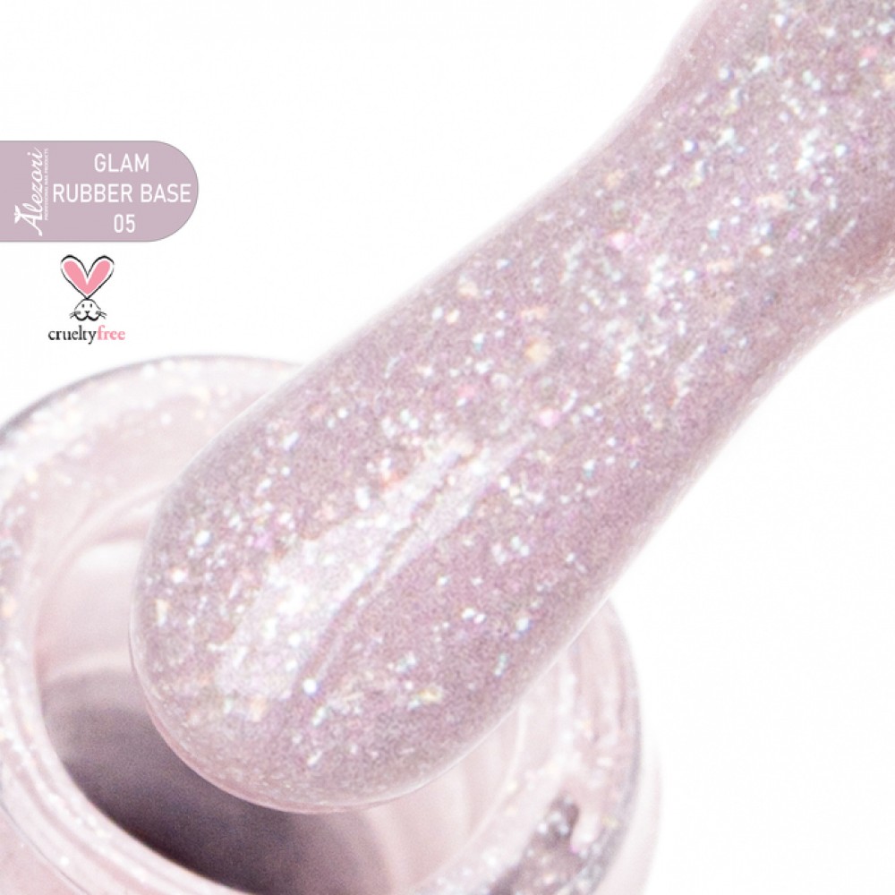 Alezori Rubber Base Color 05 Glam ,15ml *
