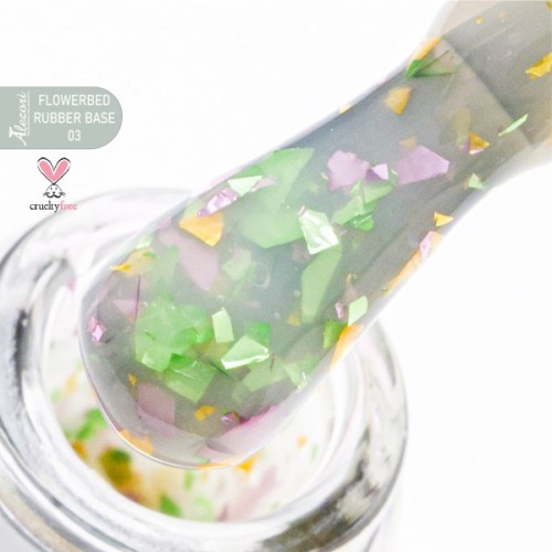 Alezori Rubber Base Color 03 Flowerbed ,15ml *
