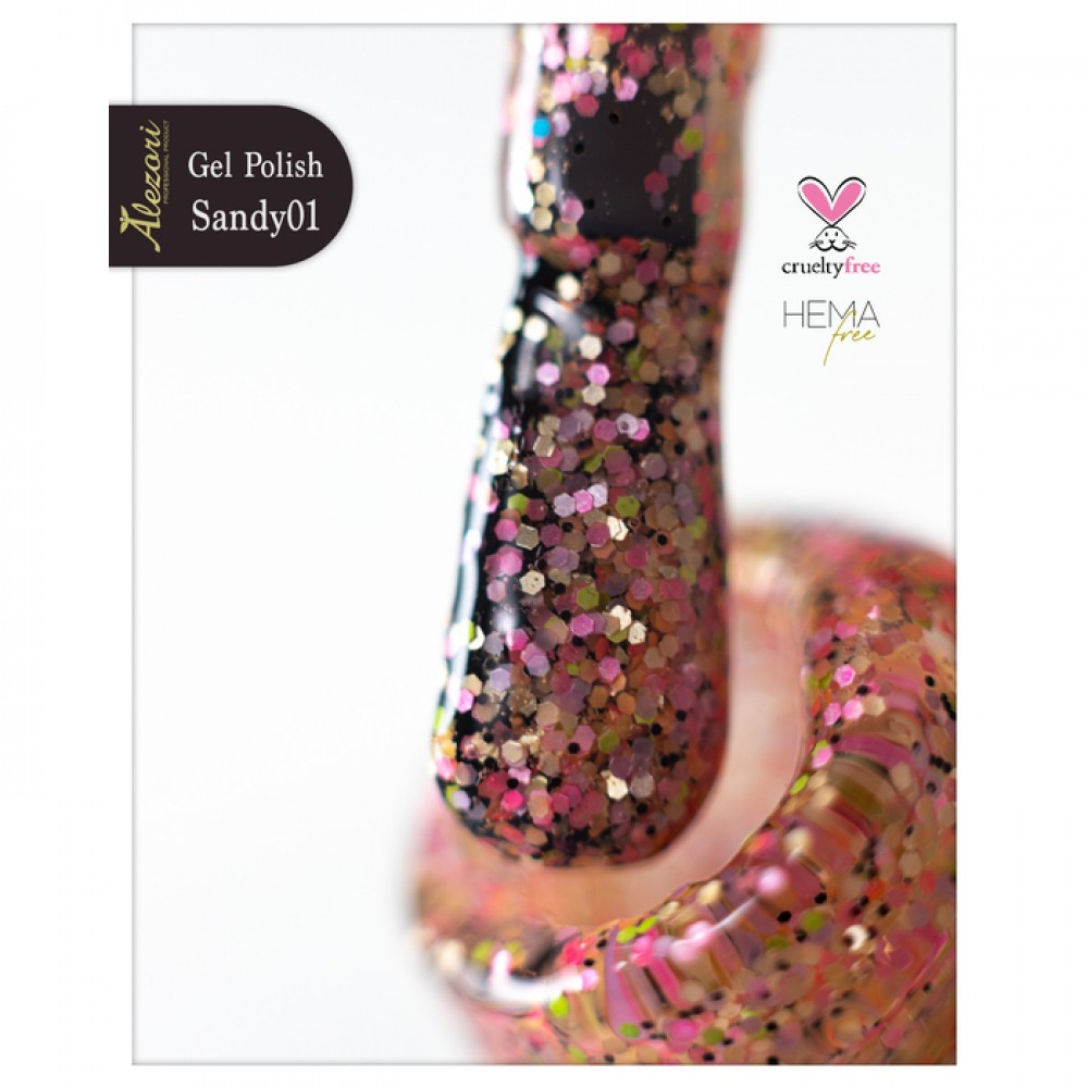 Alezori Ημιμόνιμο Βερνίκι Νυχιών Gel Polish Sandy 01 ,15ml K *