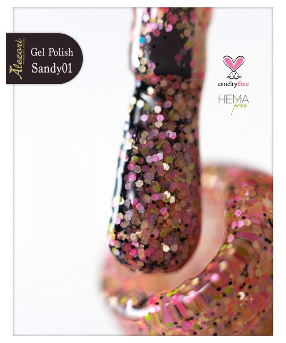 Alezori Ημιμόνιμο Βερνίκι Νυχιών Gel Polish Sandy 01 ,15ml K *