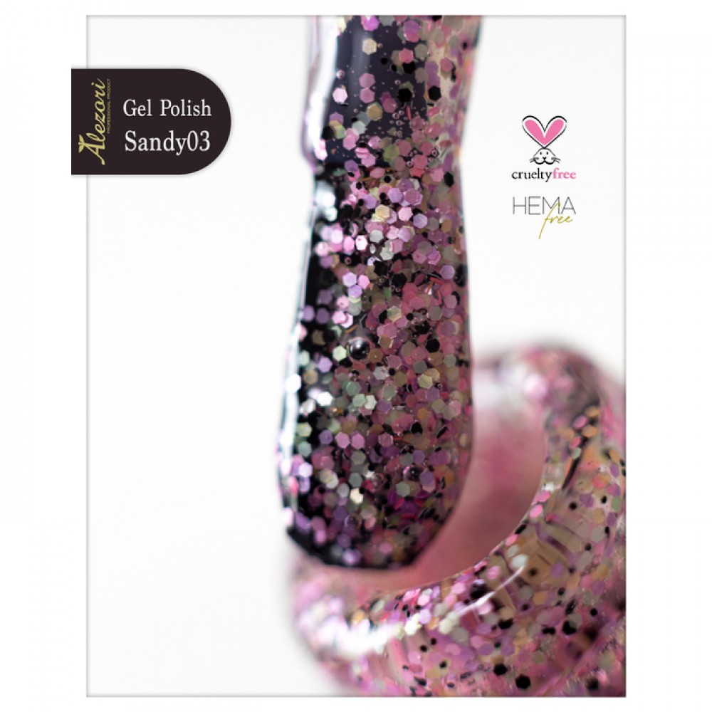 Alezori Ημιμόνιμο Βερνίκι Νυχιών Gel Polish Sandy 03 ,15ml