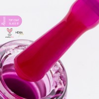 Alezori Top Coat Non Wipe Glass 01, 15ml K