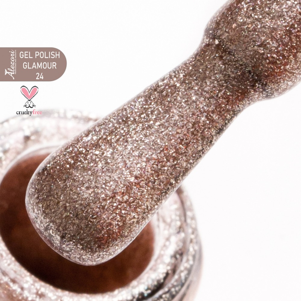 Alezori Ημιμόνιμο Βερνίκι Gel Polish Glamour 24 (№409) , 15ml