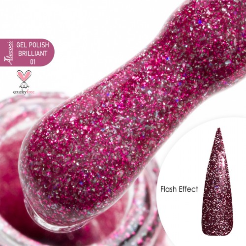 Alezori Ημιμόνιμο Βερνίκι Νυχιών Gel Polish Brilliant 01, 15ml