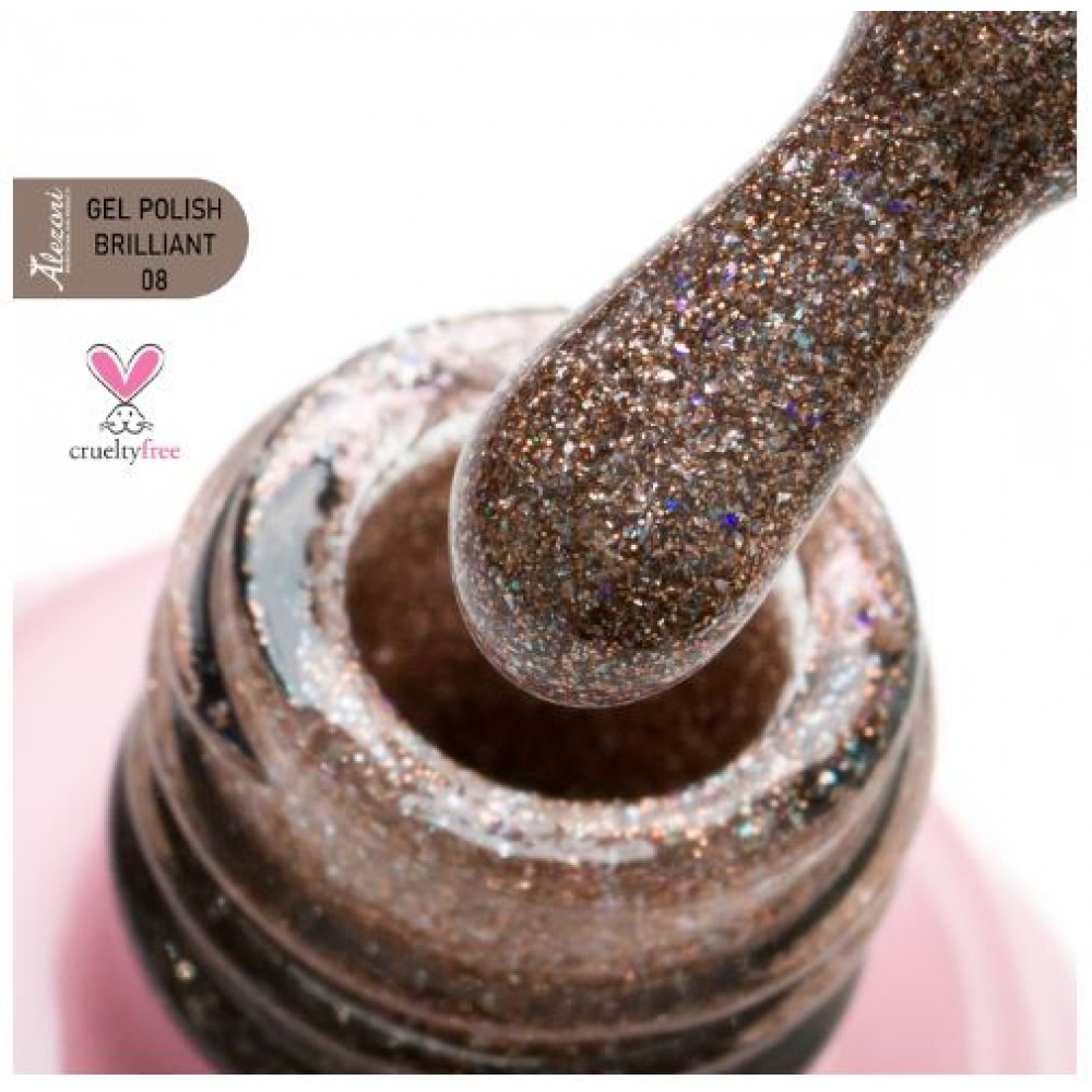 Alezori Ημιμόνιμο Βερνίκι Νυχιών Gel Polish Brilliant 08, 15ml
