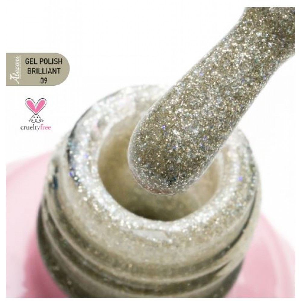 Alezori Ημιμόνιμο Βερνίκι Νυχιών Gel Polish Brilliant 09, 15ml