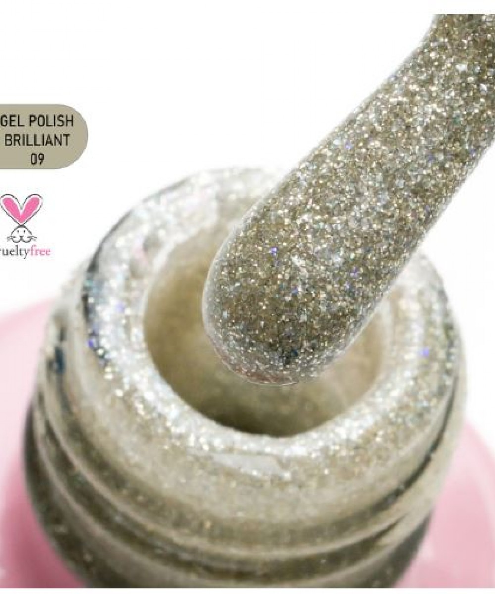Alezori Ημιμόνιμο Βερνίκι Νυχιών Gel Polish Brilliant 09, 15ml