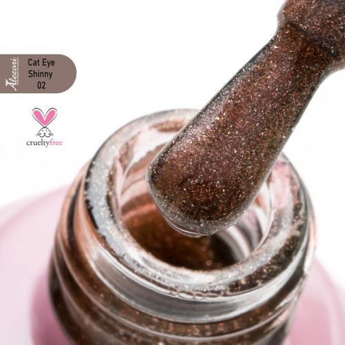 Alezori Ημιμόνιμο Βερνίκι Gel Polish Cat Eye Shiny 02, 15ml