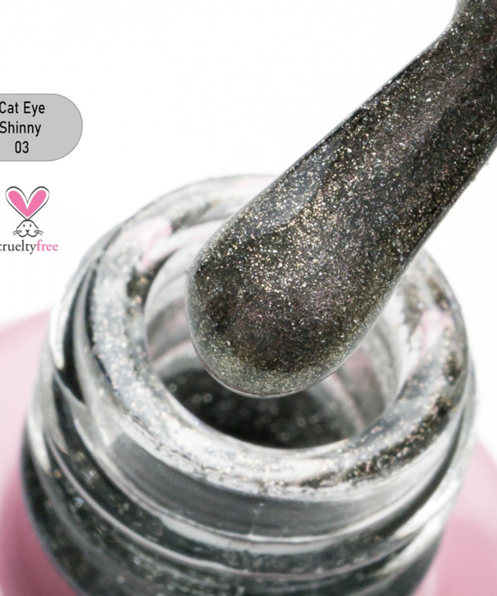 Alezori Ημιμόνιμο Βερνίκι Gel Polish Cat Eye Shiny 03, 15ml