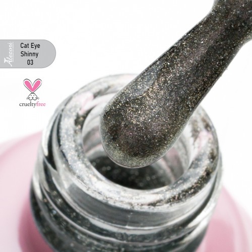 Alezori Ημιμόνιμο Βερνίκι Gel Polish Cat Eye Shiny 03, 15ml