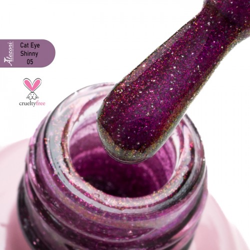 Alezori Ημιμόνιμο Βερνίκι Gel Polish  Cat Eye Shiny 05, 15ml
