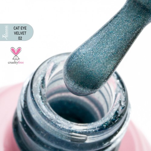 Alezori Ημιμόνιμο Βερνίκι Cat Eye Velvet 02, 15ml
