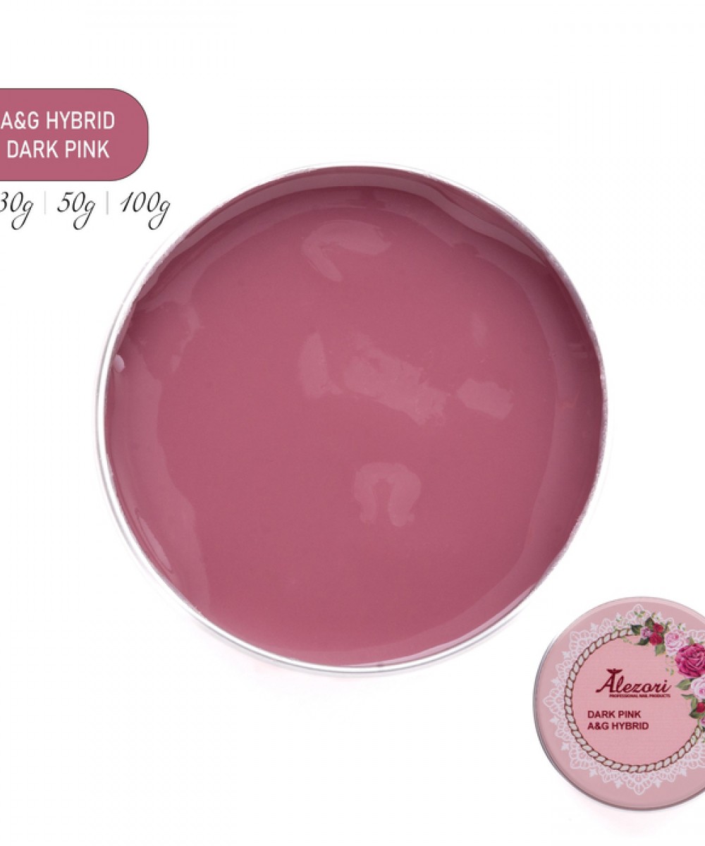 Alezori Acrygel A&G Hybrid Dark Pink, 17g