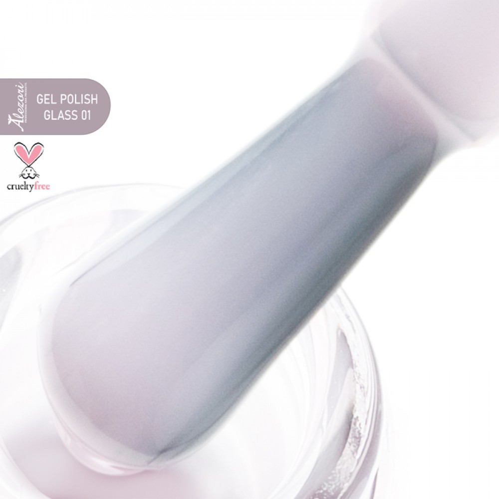 Alezori Ημιμόνιμο Βερνίκι Νυχιών Gel Polish Glass 01 ,15ml Alezori Ημιμόνιμο Βερνίκι Νυχιών Gel Polish Glass 01 ,15ml