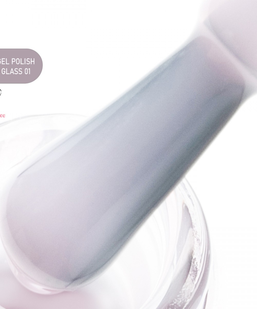 Alezori Ημιμόνιμο Βερνίκι Νυχιών Gel Polish Glass 01 ,15ml *