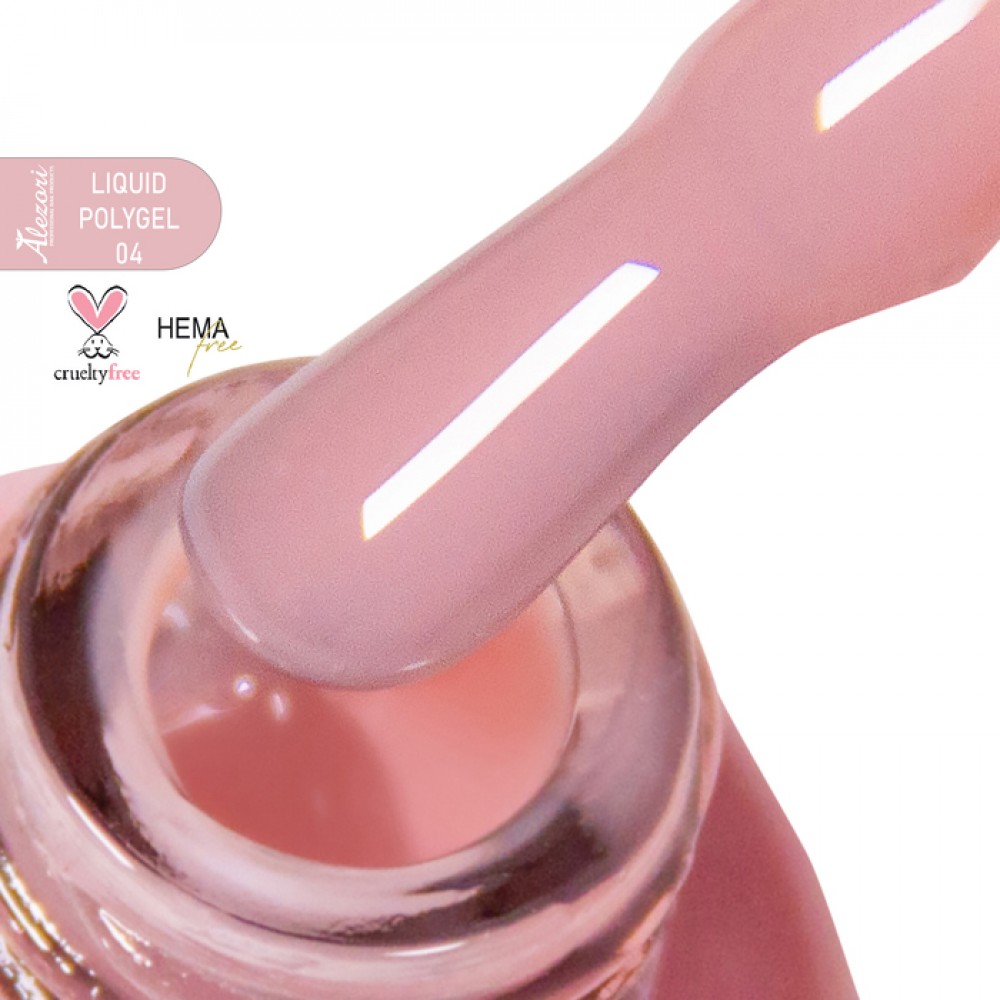 Alezori Liquid Polygel 04 Hema Free ,15ml Alezori Liquid Polygel 04 Hema Free ,15ml