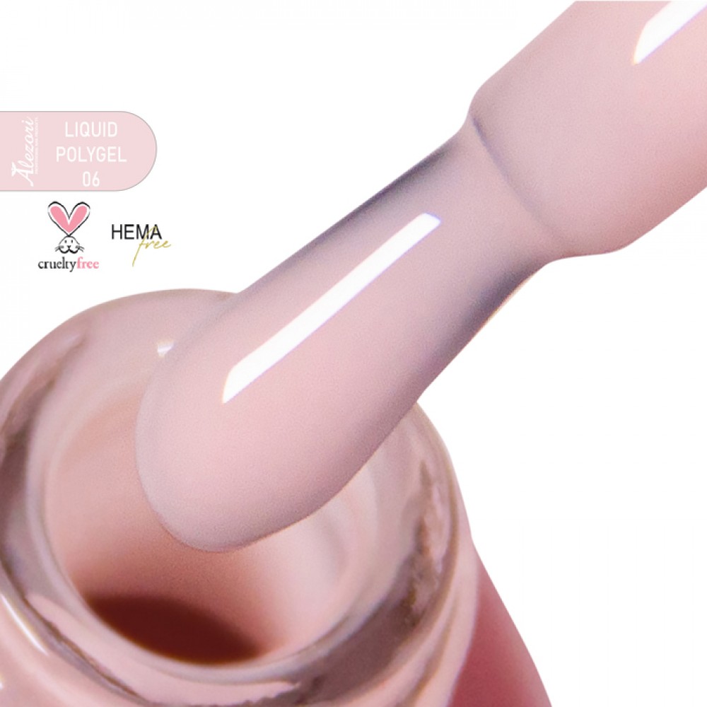 Alezori Liquid Polygel 06 Hema Free ,15ml Alezori Liquid Polygel 06 Hema Free ,15ml