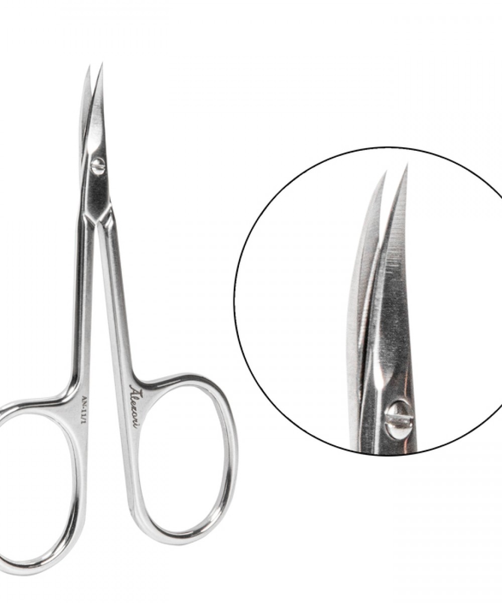 Alezori Professional Cuticle Scissor For Left-handed 11.1 mm