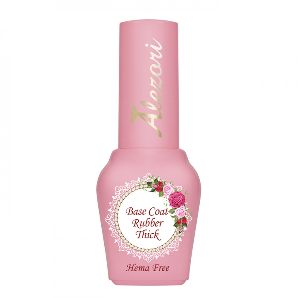 Alezori Ημιμόνιμο Βερνίκι Νυχιών Base Coat Rubber Thick Uv/Led Hema Free ,15ml Alezori Ημιμόνιμο Βερνίκι Νυχιών Base Coat Rubber Thick Uv/Led Hema Free ,15ml