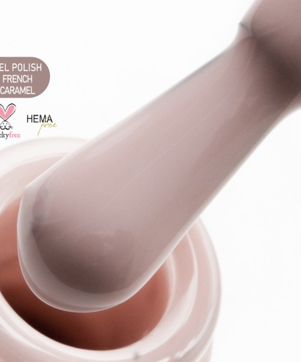 Alezori Ημιμόνιμο Βερνίκι Νυχιών Gel Polish French Caramel Hema Free