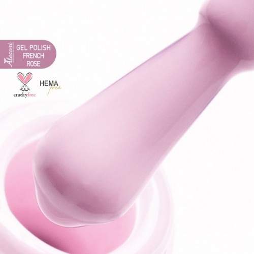 Alezori Ημιμόνιμο Βερνίκι Νυχιών Gel Polish French Rose Hema Free