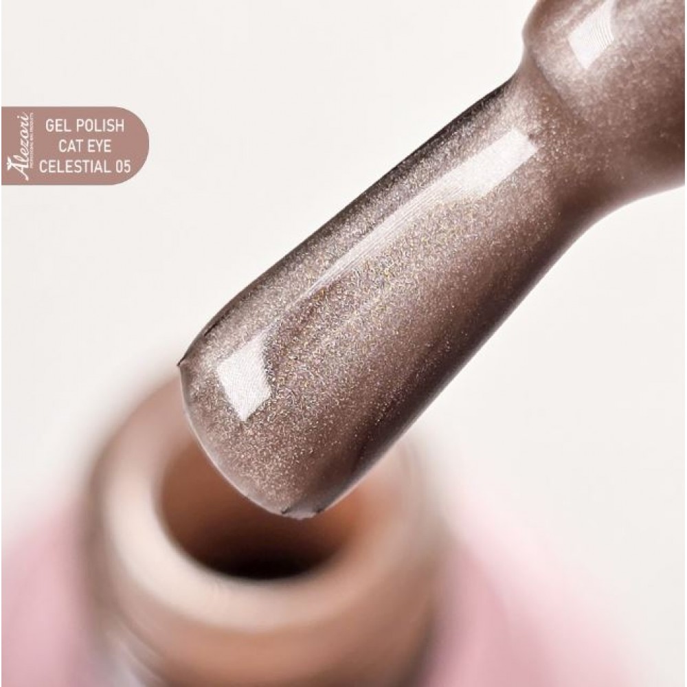 Alezori Ημιμόνιμο Βερνίκι Νυχιών  Gel Polish Cat Eye Celestial 05