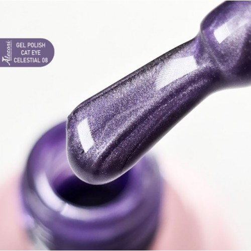 Alezori Ημιμόνιμο Βερνίκι Νυχιών  Gel Polish Cat Eye Celestial 08