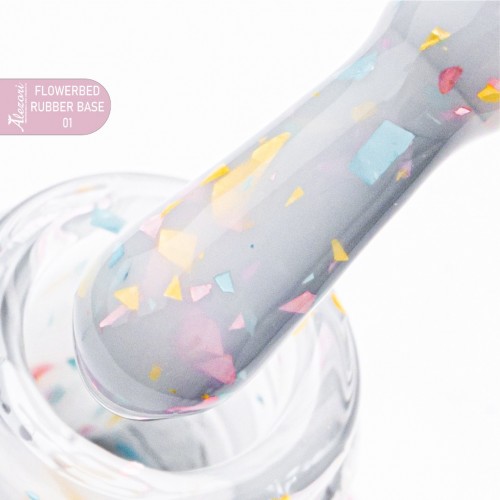 Alezori Rubber Base Color 01 Flowerbed ,15ml *