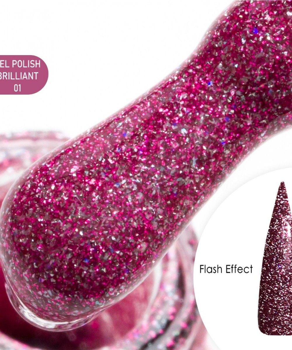 Alezori Ημιμόνιμο Βερνίκι Νυχιών Gel Polish Brilliant 01, 15ml