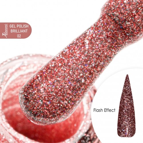 Alezori Ημιμόνιμο Βερνίκι Νυχιών Gel Polish Brilliant 02, 15ml