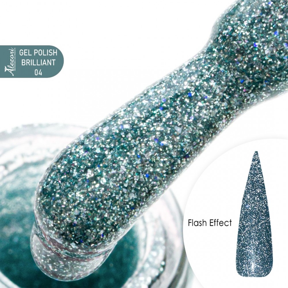 Alezori Ημιμόνιμο Βερνίκι Νυχιών Gel Polish Brilliant 04, 15ml