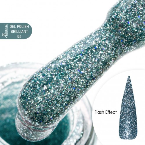 Alezori Ημιμόνιμο Βερνίκι Νυχιών Gel Polish Brilliant 04, 15ml
