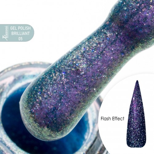Alezori Ημιμόνιμο Βερνίκι Νυχιών Gel Polish Brilliant 05, 15ml