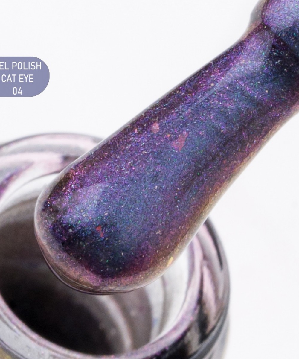 Alezori Ημιμόνιμο Βερνίκι Gel Polish Cat Eye 9D 04 (№1004) ,15ml