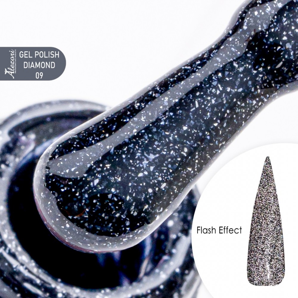 Alezori Ημιμόνιμο Βερνίκι Νυχιών Gel Polish Diamond D09 ,15ml.
