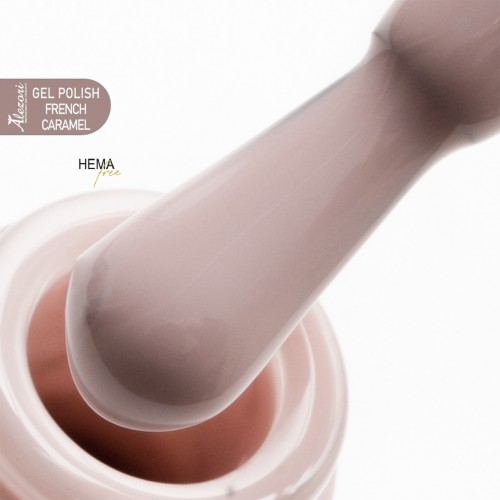 Alezori Ημιμόνιμο Βερνίκι Νυχιών Gel Polish French Caramel Hema Free