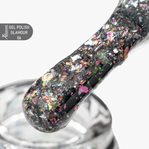 Alezori Ημιμόνιμο Βερνίκι Gel Polish Glamour 06 (№1212_Glitter) ,15ml